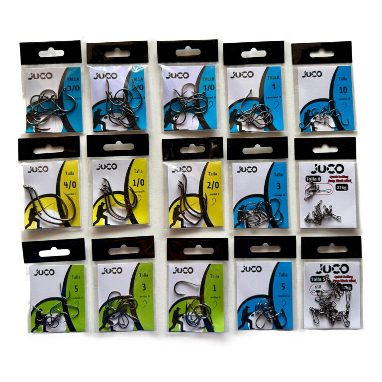 Pack de anzuelos y accesorios JUCO