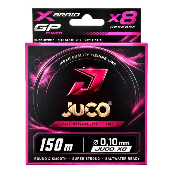 Trenzado JUCO ROSA X8 0,10 mm – 150 m