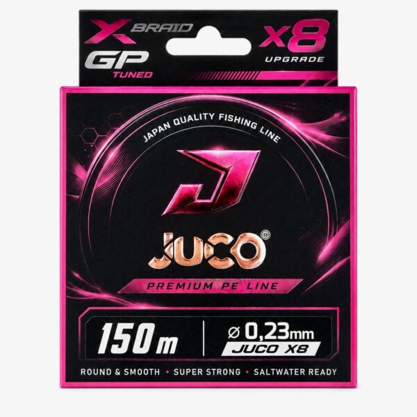 Trenzado JUCO ROSA X8 0,23 mm – 150 m