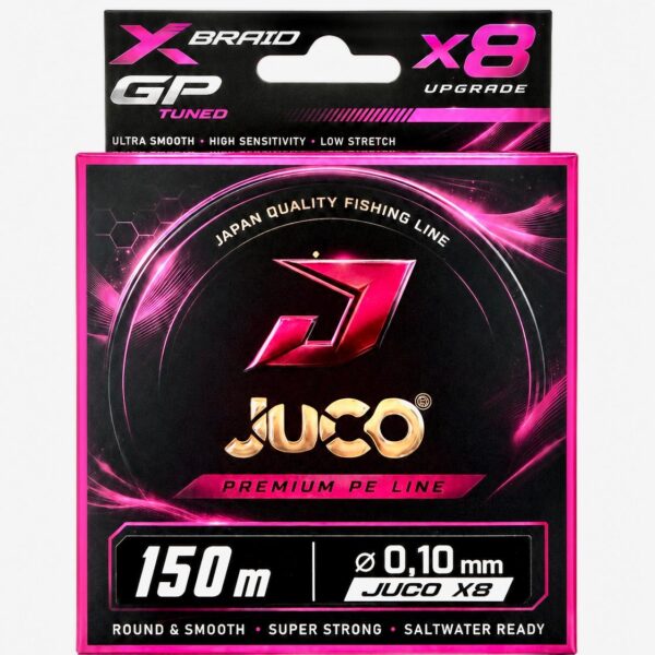 Trenzado JUCO ROSA X8 0,10 mm – 150 m